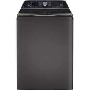 Profile 5.4 cu. ft. High-Efficiency Smart Top Load Washer with Built-in Alexa Voice Assistant in Diamond Gray