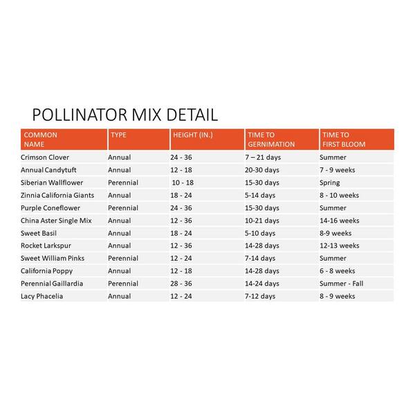 EARTH SCIENCE 2 lbs. Pollinator All-In-One Wildflower Mix with