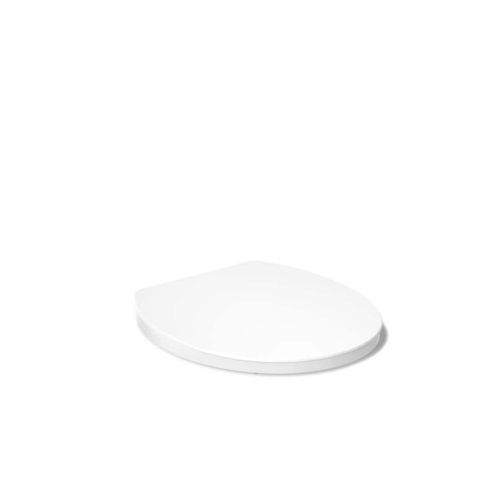 White Round Quiet-Close Toilet Seat with ReadyLatch