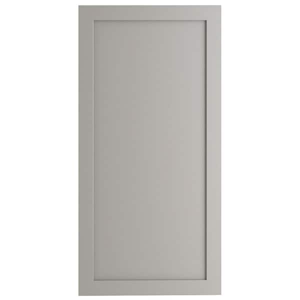 Hampton Bay Gray 23.75 x 80 x .63 in. Decorative Pantry End Panel
