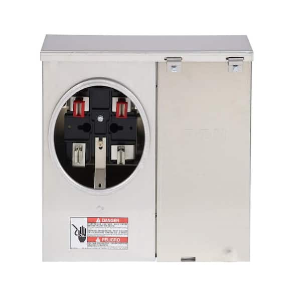 Eaton 100 Amp Single Phase Overhead or Underground Meter Breaker