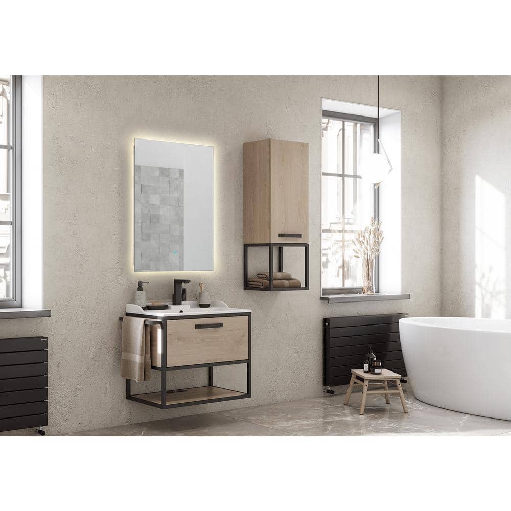 Stellar Frameless LED Bathroom Vanity Mirror with Bluetooth Speaker