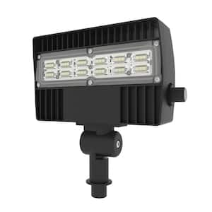 20-Watt equivalent 2000 Lumens Black Dusk to Dawn Integrated LED Flood Light with Knuckle (1-Pack)