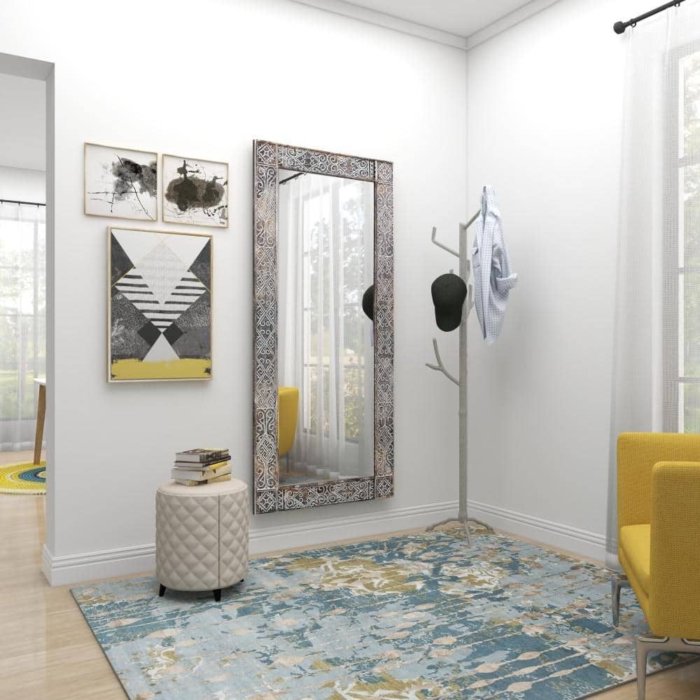 Oversized Silver Aluminum Tree Branch Coat Stand