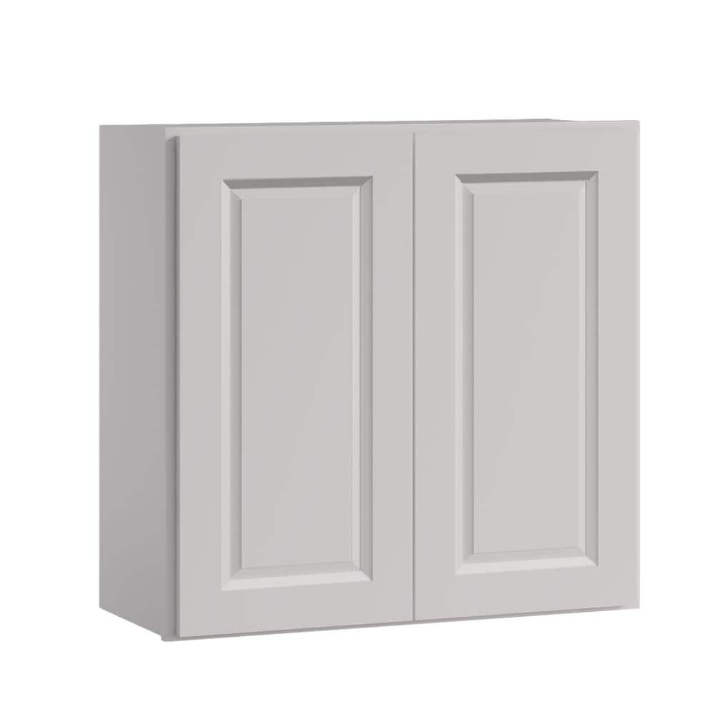 33 in. W x 12 in. D x 36 in. H in Traditional Dove Plywood Ready to Assemble Kitchen Wall Cabinet with Doors and Shelves price history on PriceWatchPro