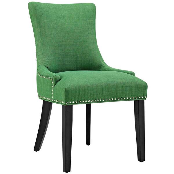 MODWAY Marquis Kelly Green Fabric Dining Chair