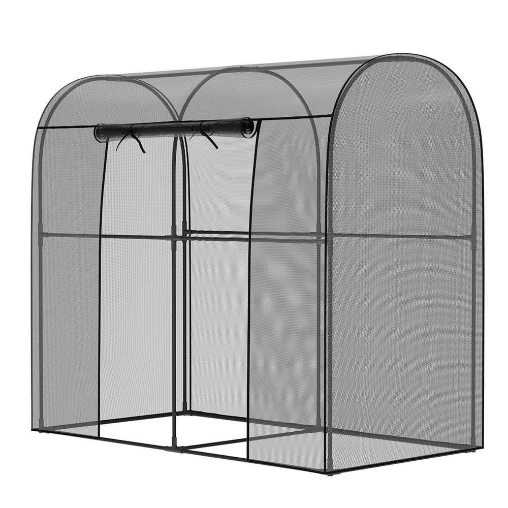 Crop Cage for Garden Plant 6.6 x 3.3 x 6 ft. Wind-Resistant Plant Protection Tent with Zippered Door, Arch-Black price history on PriceWatchPro