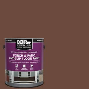 1 gal. #BXC-45 Classic Brown Textured Low-Lustre Enamel Interior/Exterior Porch and Patio Anti-Slip Floor Paint