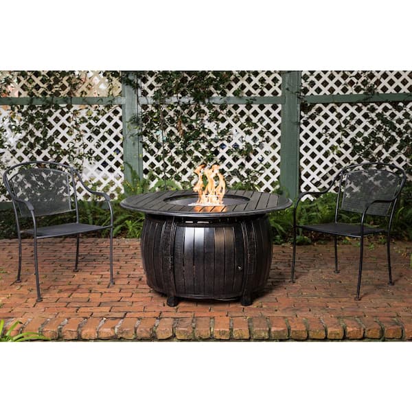 Grand Cooper 44 in. Round Aluminum Gas Fire Pit