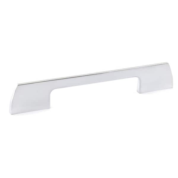 Clason Collection 5-1/16 in. (128 mm) Modern Chrome Slim Cabinet Bar Pull