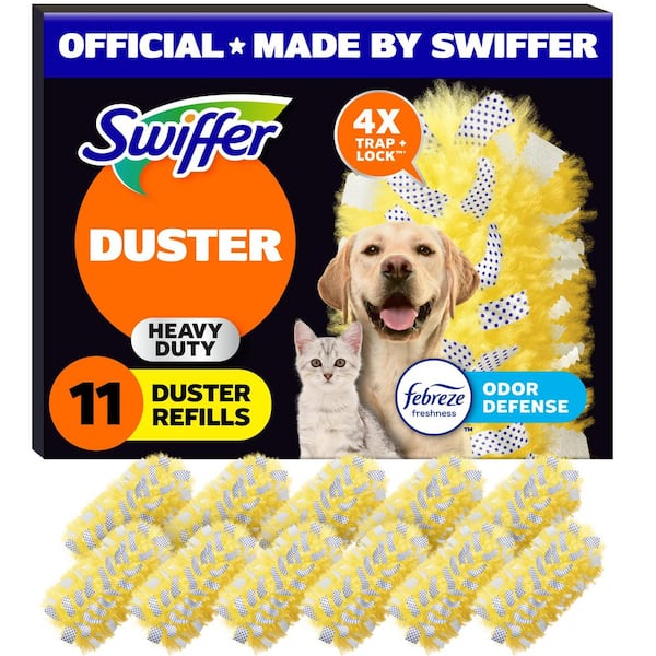 Heavy Duty Pet Febreze Odor Defense Multi-Surface Duster Refills (11-Count)