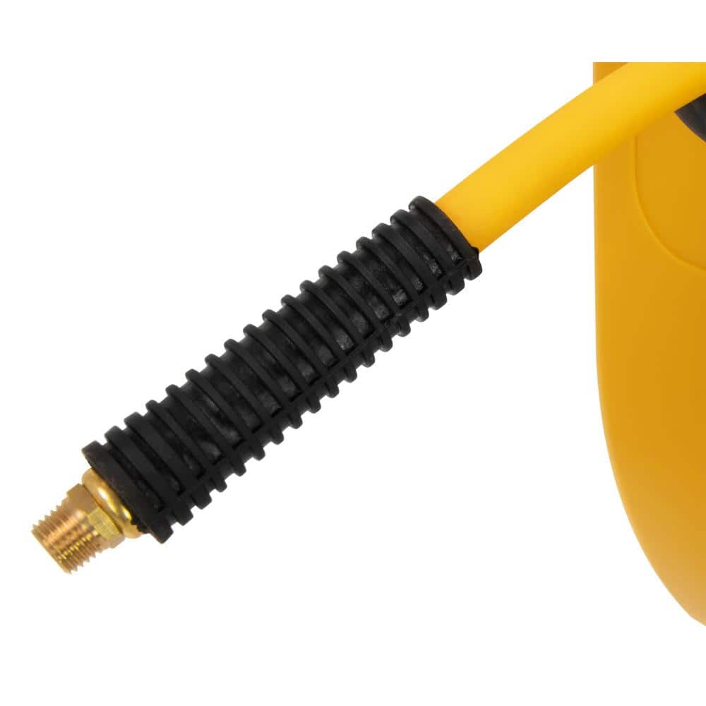 DEWALT 3/8" x 50' Black and Yellow Enclosed Hose Reel