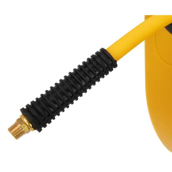 DEWALT Enclosed Hybrid Polymer 3/8 in. x 50 in. Hose Reel with 1/4 in. NPT Fitting