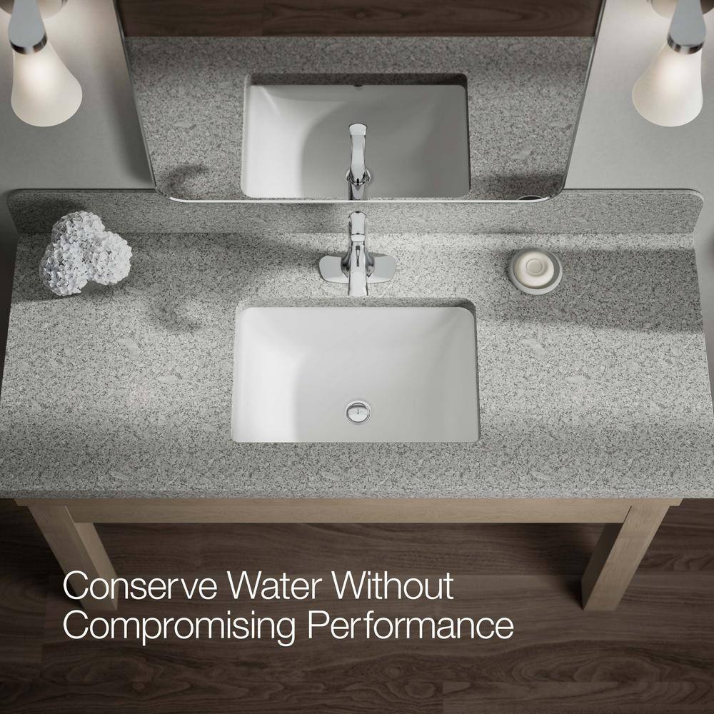 Polished Chrome Single Handle Mid Arc Bathroom Faucet