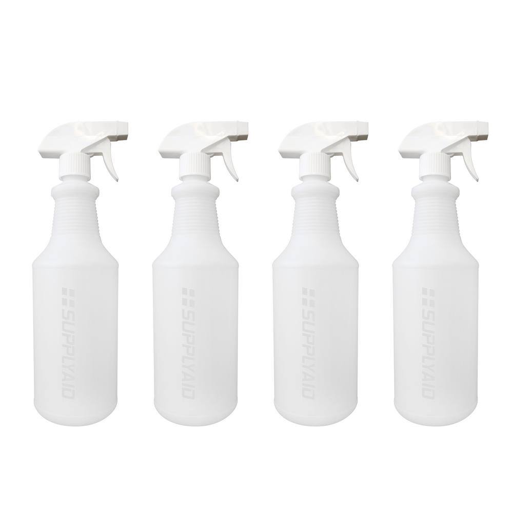 Zulay Home 32 oz Spray Bottle - Heavy Duty Cleaning Spray Bottles For  Cleaning Solutions - Leakproof Cleaning Spray Bottle Set with Adjustable  Nozzle & Spring Loaded Trigger (4 Pack) price in