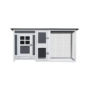 Anky Outdoor Indoor Poultry Cage Small Animal House Outdoor Chicken Hutch Coop with Running Cage
