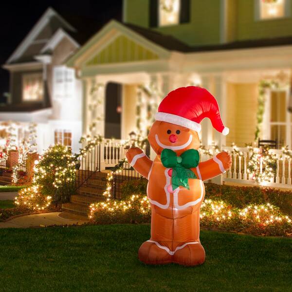 4.75 Ft Tall x 8 cheapest Ft Long Christmas Inflatable with Season's Sled