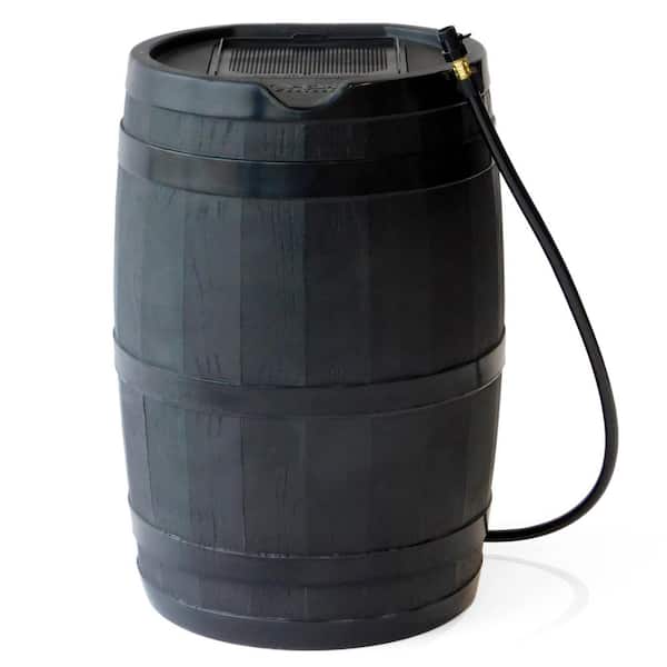 45 Gal. RC45 Rain Barrel, Black