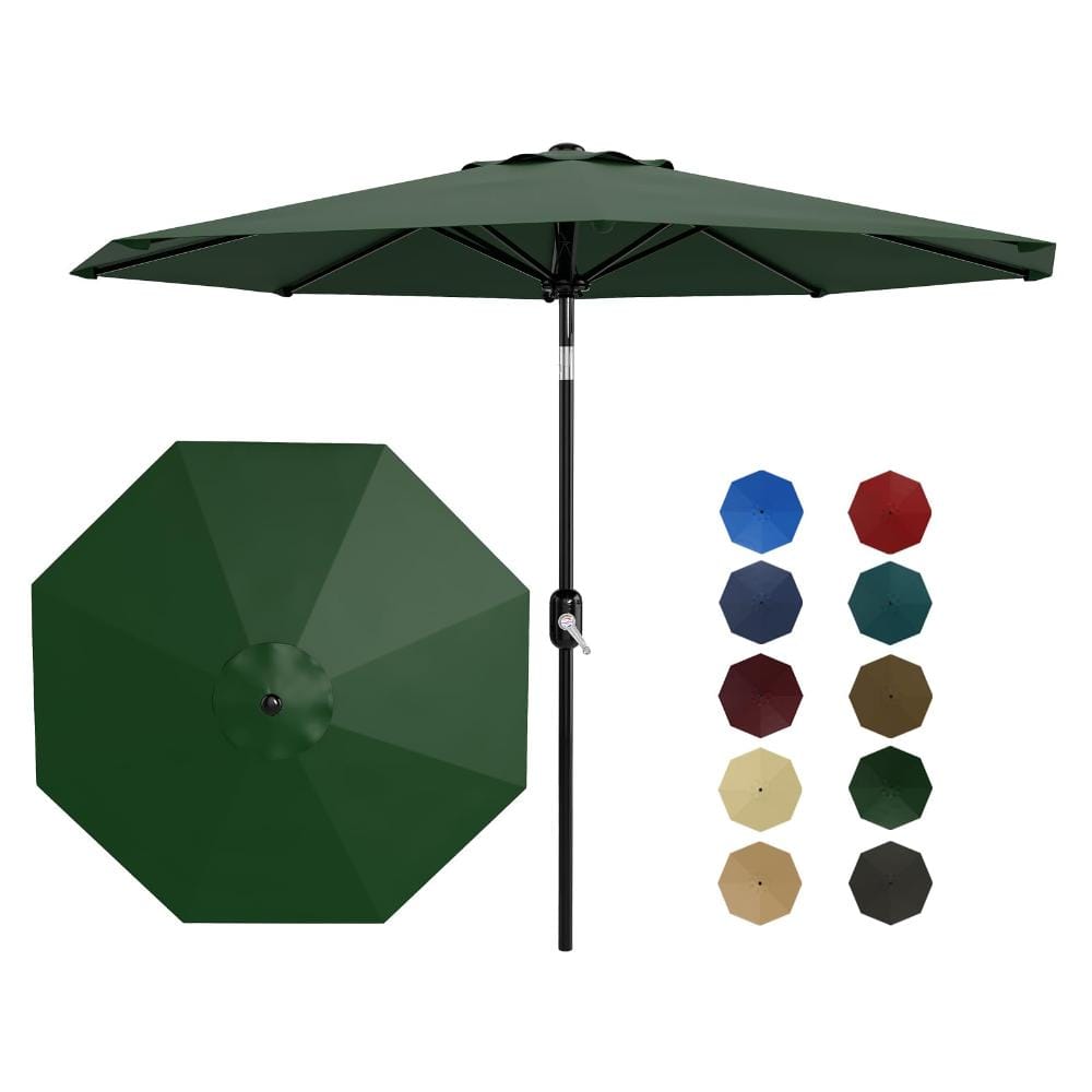 10ft. Patio Umbrella - Outdoor Table Market Umbrella with Tilt, Crank UV Protected Waterproof for Pool Deck Yard Garden price history on PriceWatchPro