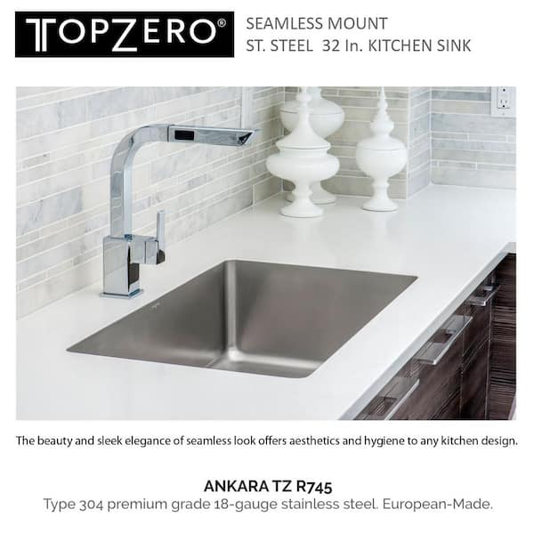 Sink for kitchen topzero Hypnos hp860.500.15 (possibility of