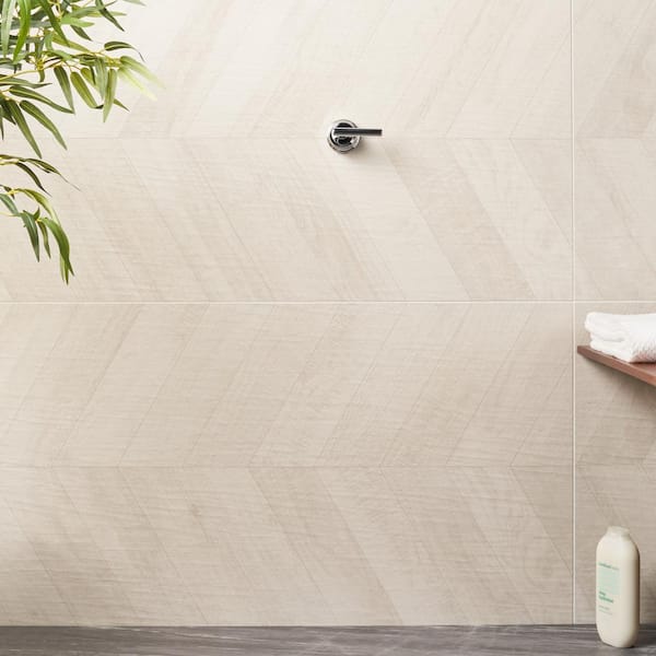 Reviews for Ivy Hill Tile Montgomery Ribbon White 24 in. x 48 in