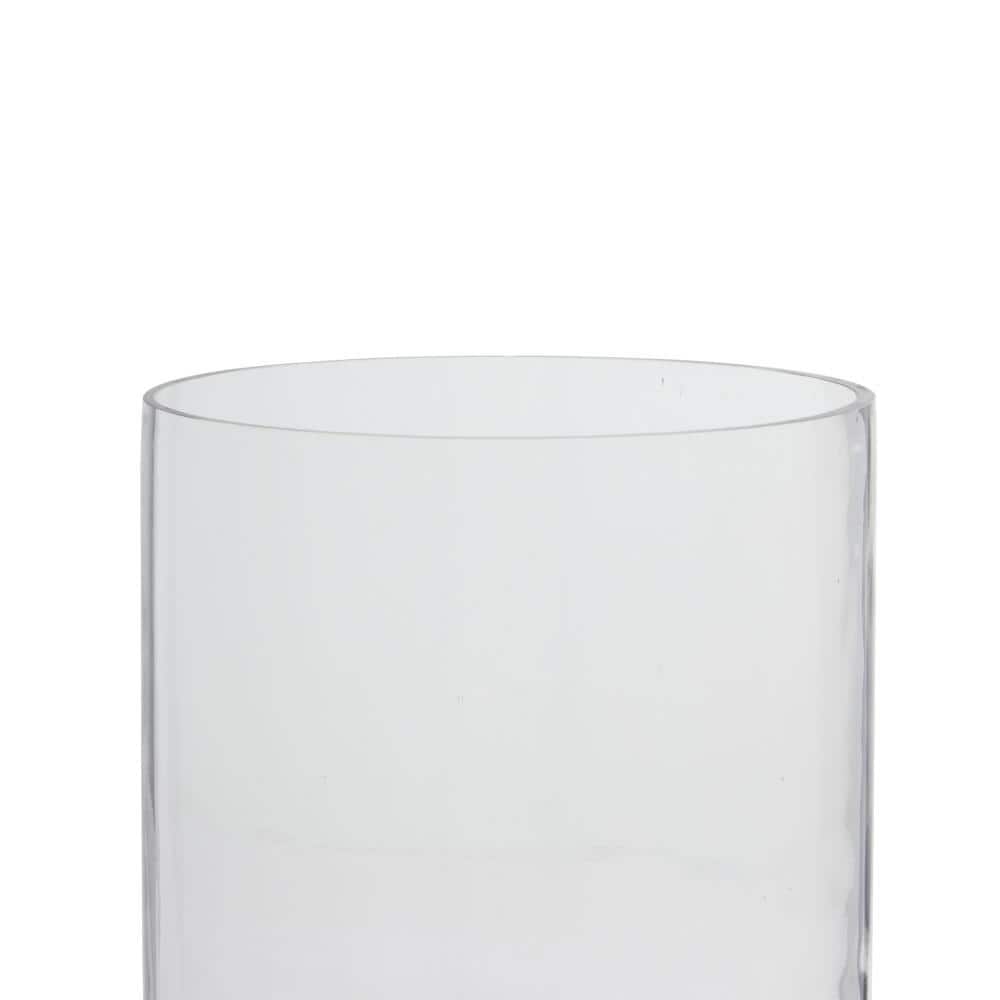 Elegant Silver Mercury Glass 14" Traditional Hurricane Candle Holder