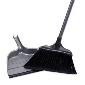 Jumbo 15 in. Angle Broom with Dustpan (3-Pack)