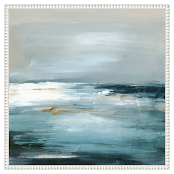 Amanti Art Be Bold II by Jacob q 22 in. W x 22 in. H. Canvas Wall Art Print Framed in White