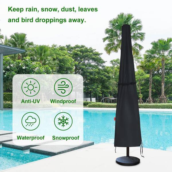 4 foot wide patio umbrella 9X12ft Hydraulic Cantilever Patio Umbrellas in 4 Colors