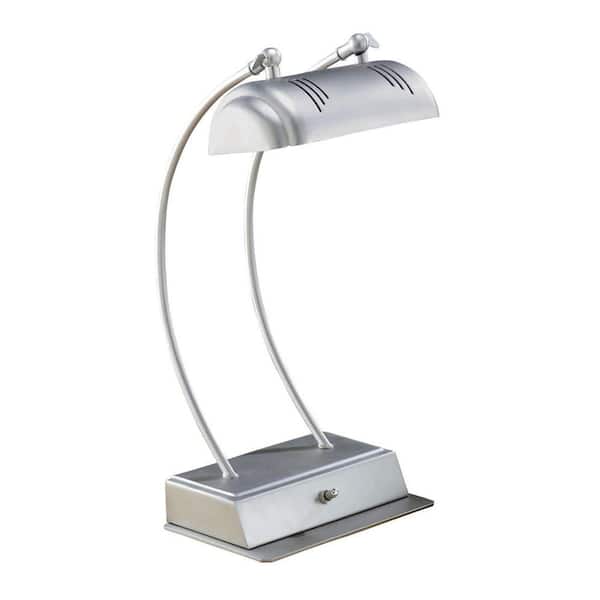 Illumine Designer Collection 17.5 in. Steel Desk Lamp with Metal Shade