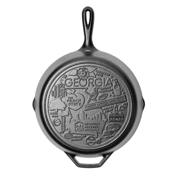 12 in. Cast Iron Skillet -Georgia Road Trip