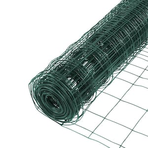 2.3 ft. x 50 ft. PVC Green Garden Fence Welded Wire