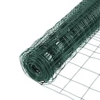 2-1/3 ft. x 50 ft. Green PVC Coated Welded Wire