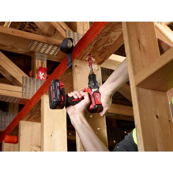 Milwaukee - M18 18-Volt Lithium-Ion Brushless Cordless 1/2 in. Compact Drill/Driver Kit w/Two 2.0Ah Batteries, Charger and Hard Case