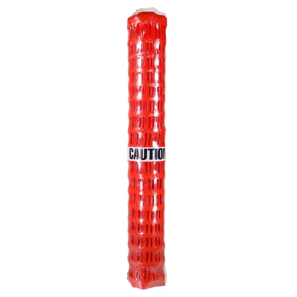 4 ft. x 100 ft. Guardian Barricade Plastic Caution Tape Barrier Safety Fence Orange