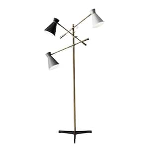 Lyle 71 in. Brass Floor Lamp