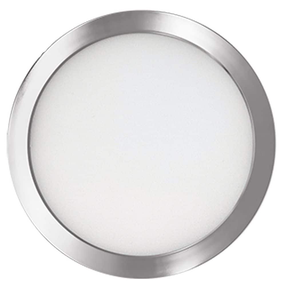 5 in. Round Nickel Integrated LED Flush Mount price history on PriceWatchPro