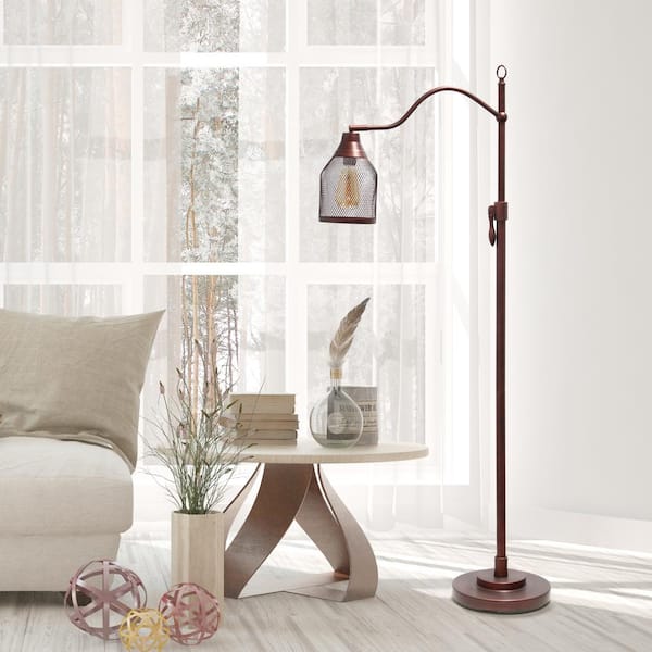 Red uplighter deals floor lamp