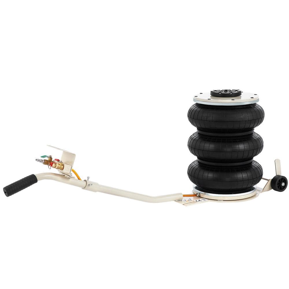 Pneumatic Jack, 5 Ton/11023 lbs. Triple Bag Air Jack, Lifting Height 6.3-15.75 in., Inflatable Car Jack with Long Handle price history on PriceWatchPro