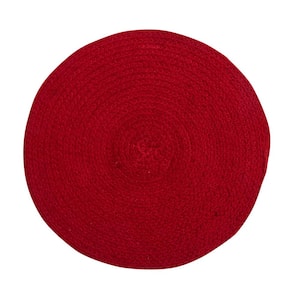 Cotton Solid Red Placemats