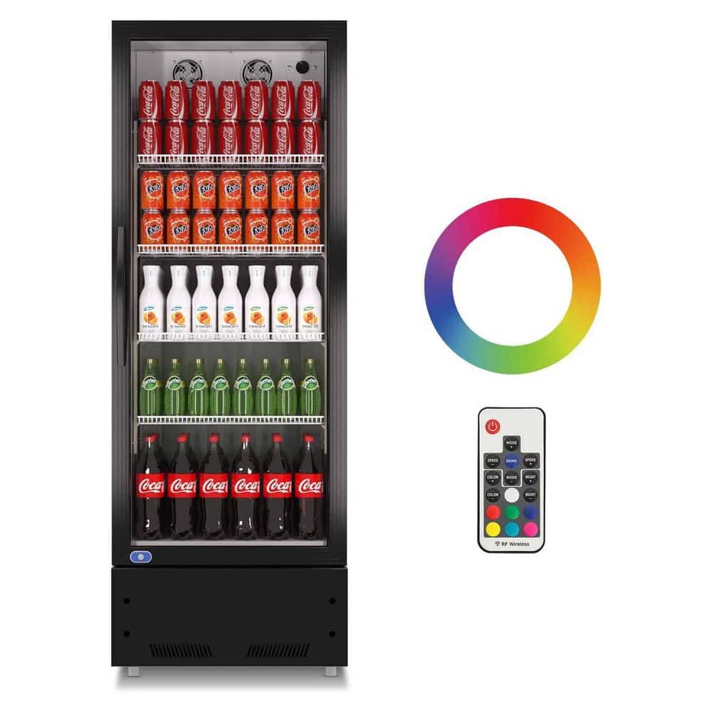 25 in. 8 cu.ft. Commercial Refrigerator in Stainless Steel with Remote Control LED, 35.6â„‰ to 46.4â„‰