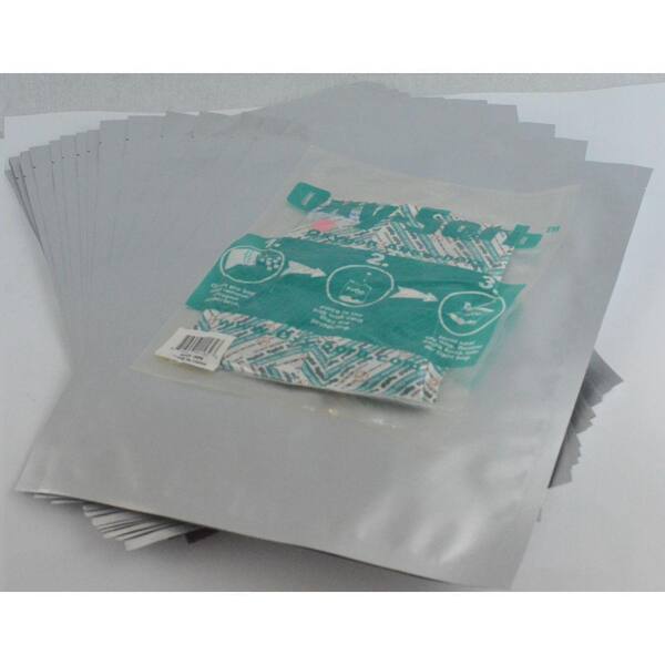 Dry-Packs 8 in. x 8 in. Mylar Bags and Oxygen Absorbers (50 per Pack)