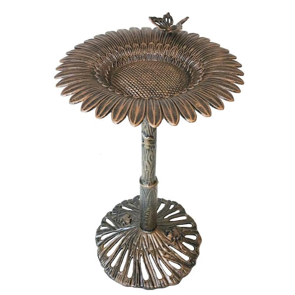 Unbranded Butterfly Sunflower Birdbath