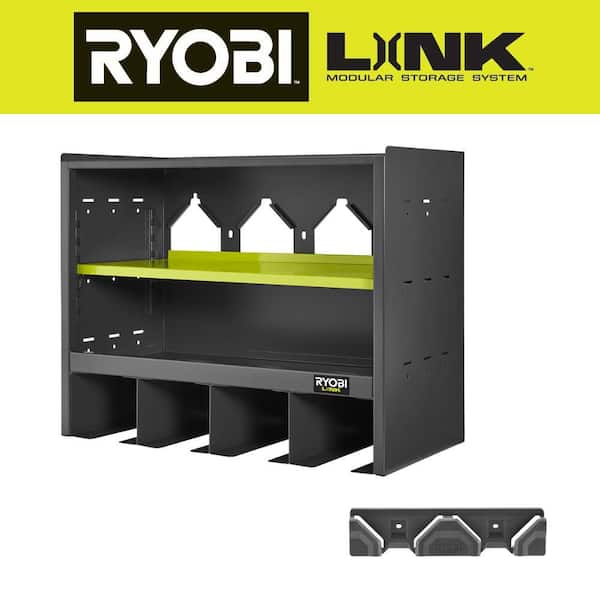 RYOBI LINK Open Tool Organizer Cabinet with LINK Accessory Rail (2-Pack)