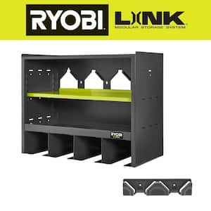 LINK Open Tool Organizer Cabinet with LINK Accessory Rail (2-Pack)