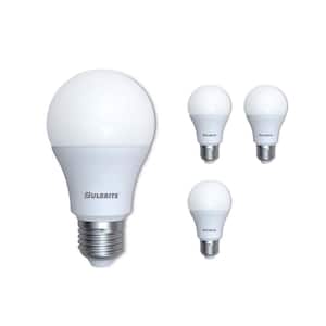60-Watt Equivalent A19 Dusk to Dawn E26 LED Light Bulb 3000K in Frost Finish (4-Pack)