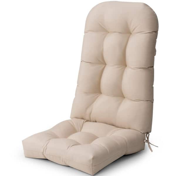 Unbranded 50 in. x 20 in. 1-Piece Deep Seat Outdoor Adirondack Chair Cushion in Beige