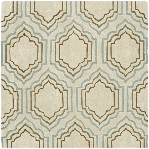 Safavieh Modern Art Beige/Multi 7 ft. x 7 ft. Square Area Rug