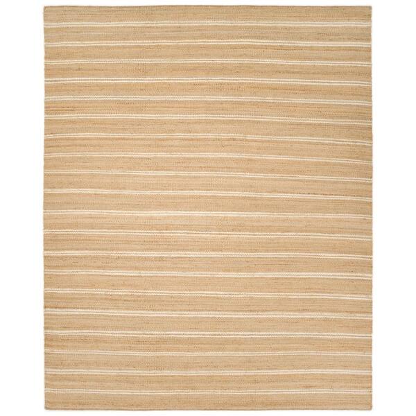 Lilly Brown 8 ft. x 10 ft. Striped Indoor Area Rug