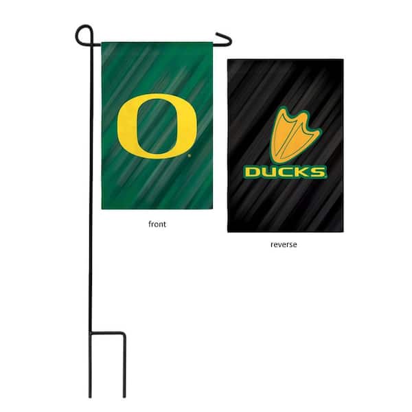 1 ft. x 1-1/2 ft. Oregon State University 2-Sided Garden Flag with 3-2/3 ft. Metal Flagpole